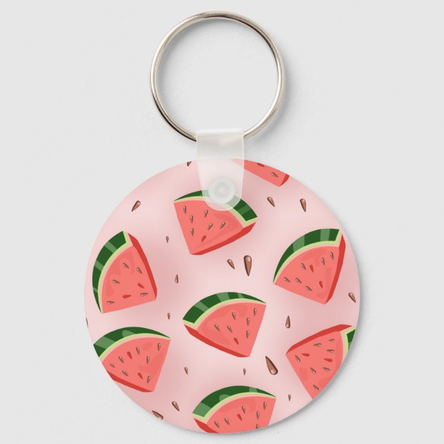Water Melon Pattern Key Ring (Front)