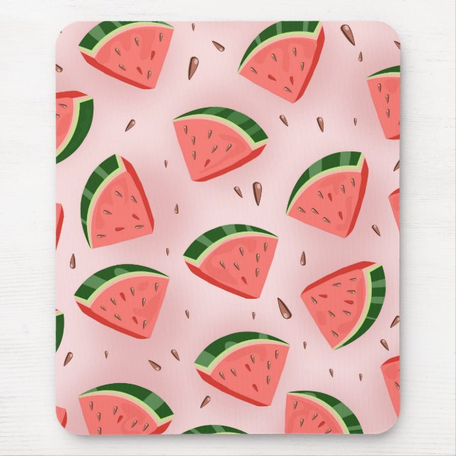 Water Melon Pattern Mouse Mat (Front)