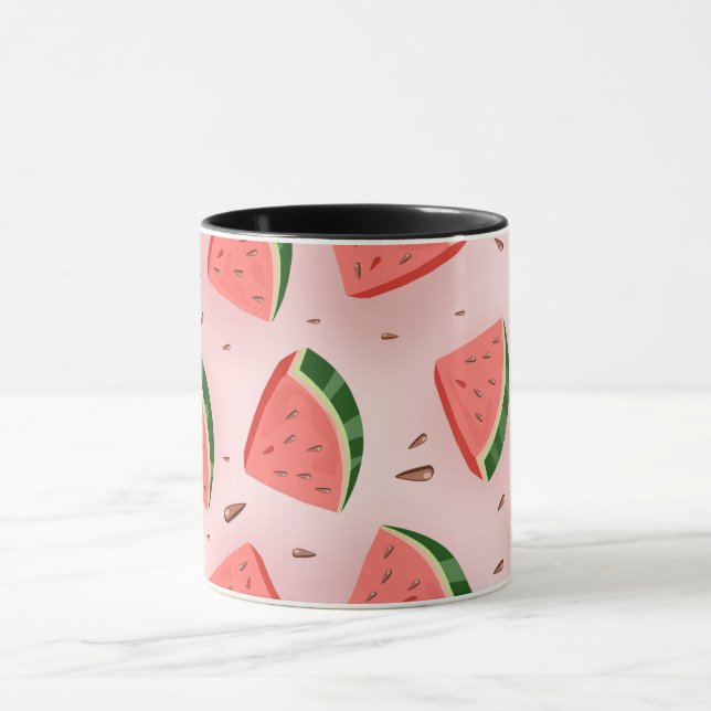 Water Melon Pattern Mug (Center)