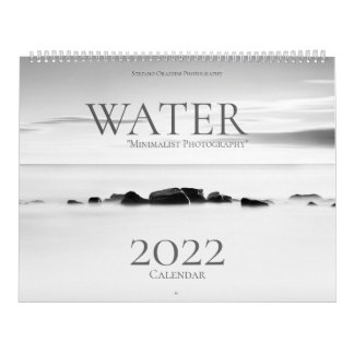 Water, Minimalist Photography Calendar 2022