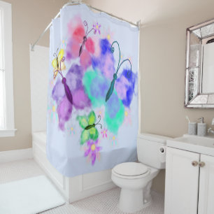 Water Mirror Shower Curtain