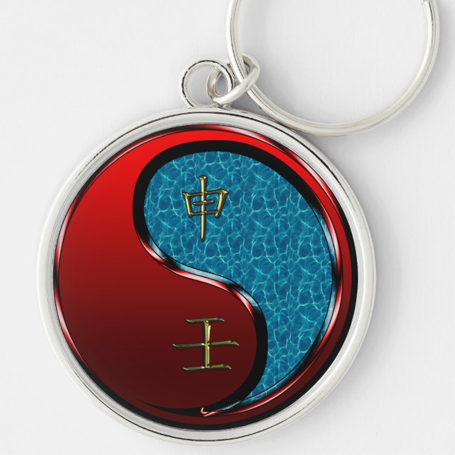 Water Monkey Key Ring (Front)