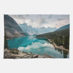 Water Moraine Lake Alberta Canada Tea Towel