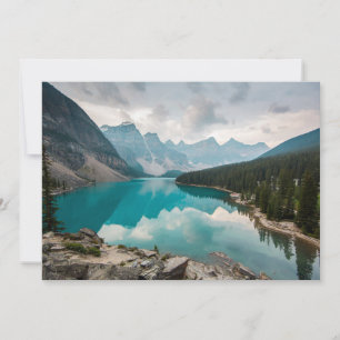 Water   Moraine Lake Alberta Canada Thank You Card