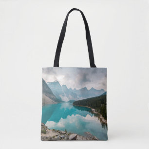 Water Moraine Lake Alberta Canada Tote Bag