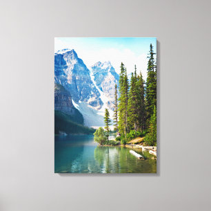 Water Moraine Lake, Canada Canvas Print