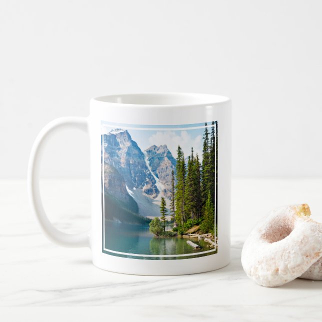 Water | Moraine Lake, Canada Coffee Mug (With Donut)