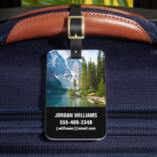 Water   Moraine Lake, Canada Luggage Tag