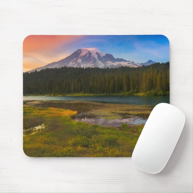 Water | Mt. Rainier National Park, Washington Mouse Mat (With Mouse)