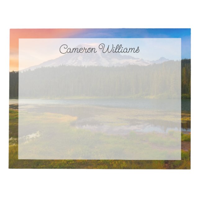 Water | Mt. Rainier National Park, Washington Notepad (Front)