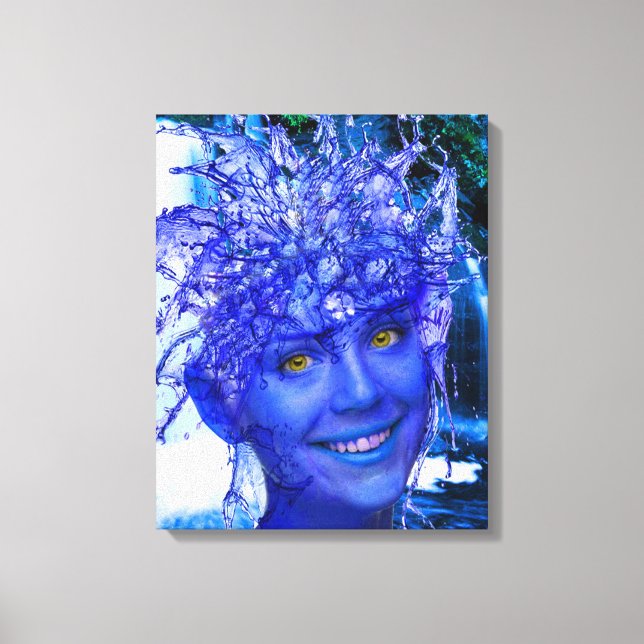 Water Nymph Canvas Print (Front)