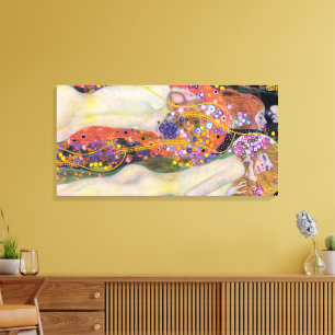 Water Nymphs 2 Gustav Klimt Canvas Print