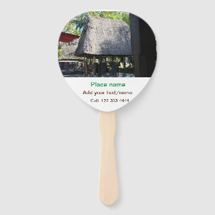 water ocean beach photo add name text place summer hand fan