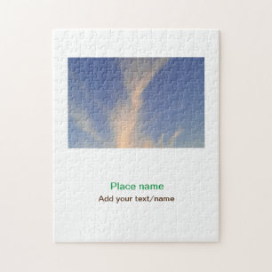 water ocean beach photo add name text place summer jigsaw puzzle