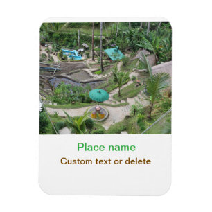 water ocean beach photo add name text place summer magnet