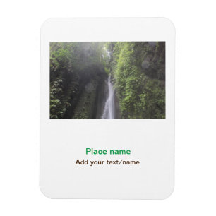 water ocean beach photo add name text place summer magnet