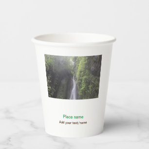 water ocean beach photo add name text place summer paper cups