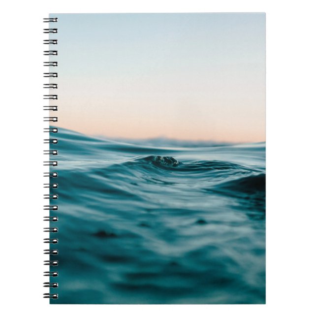 Water ocean wave beach sea nature notebook (Front)