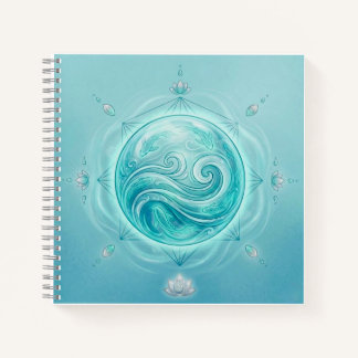 Water Oracle Orb  Notebook