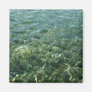 Water over Sea Grass I Caribbean Nature Magnet
