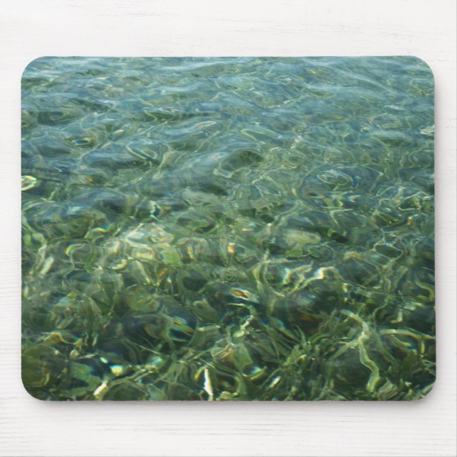 Water over Sea Grass I Caribbean Nature Mouse Mat (Front)