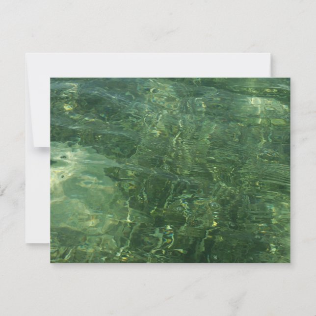 Water over Sea Grass II (Blue and Green) Photo (Front)