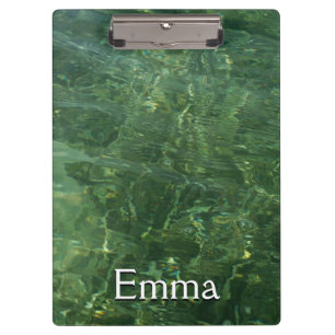Water over Sea Grass II (Blue and Green) Photo Clipboard