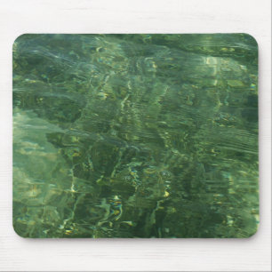 Water over Sea Grass II (Blue and Green) Photo Mouse Mat