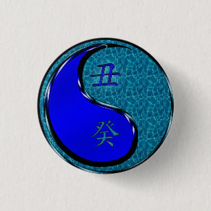 Water Ox 3 Cm Round Badge