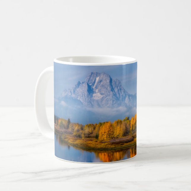 Water | Oxbow Bend Jackson Wyoming Coffee Mug (Front Left)