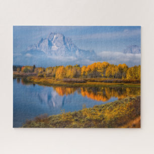 Water   Oxbow Bend Jackson Wyoming Jigsaw Puzzle