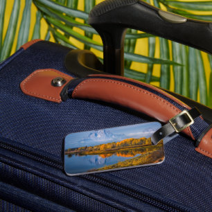 Water Oxbow Bend Jackson Wyoming Luggage Tag