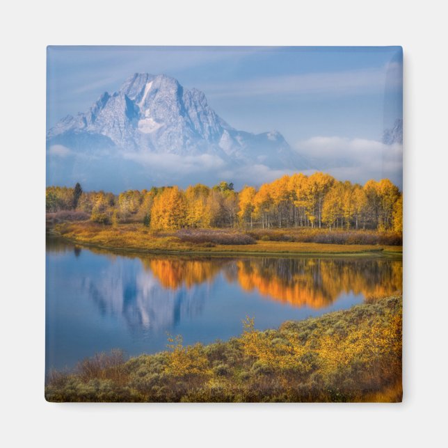 Water | Oxbow Bend Jackson Wyoming Magnet (Front)