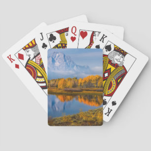 Water Oxbow Bend Jackson Wyoming Playing Cards