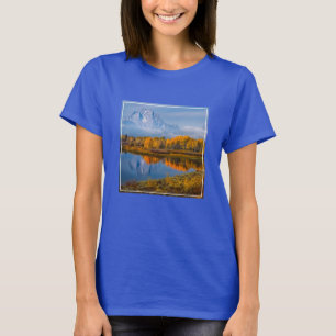 Water Oxbow Bend Jackson Wyoming T-Shirt