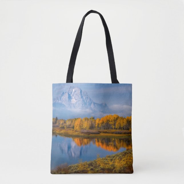Water | Oxbow Bend Jackson Wyoming Tote Bag (Front)