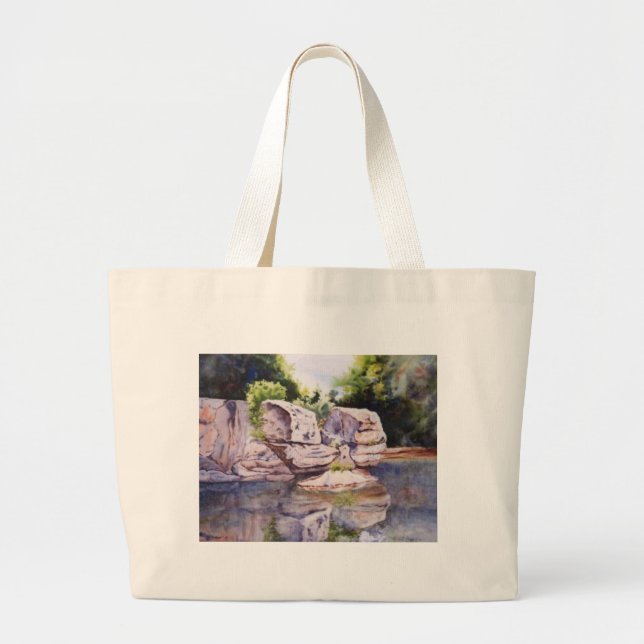 Water Paintings Tote Bag (Front)