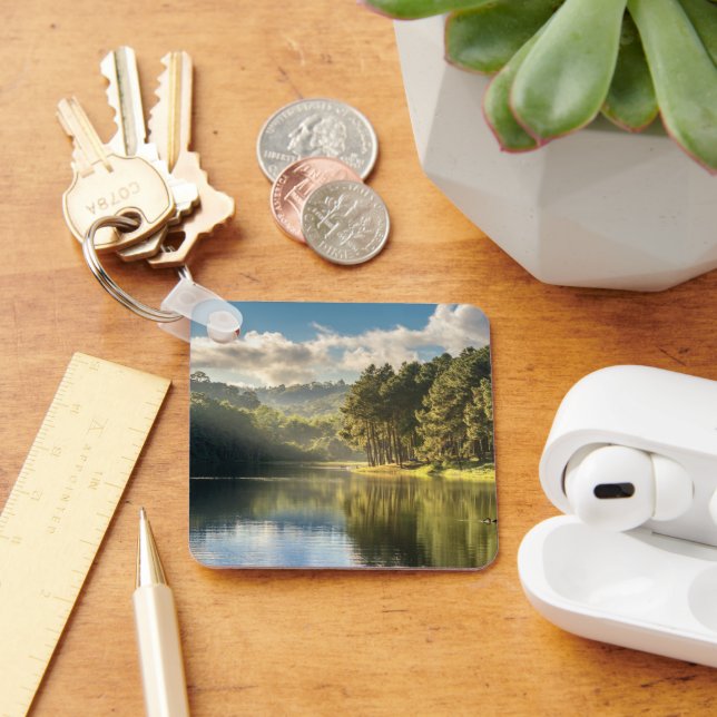 Water | Pang Oung Lake & Pine Forest Thailand Key Ring (Desk)