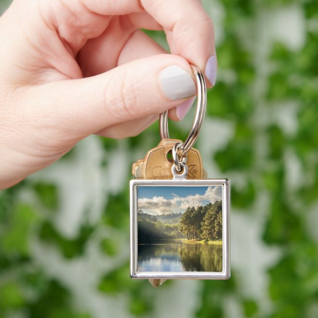 Water | Pang Oung Lake & Pine Forest Thailand Key Ring (Hand)