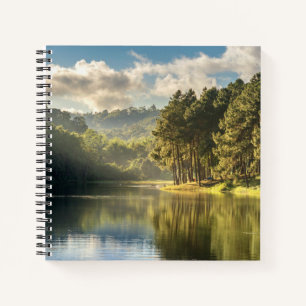 Water Pang Oung Lake & Pine Forest Thailand Notebook