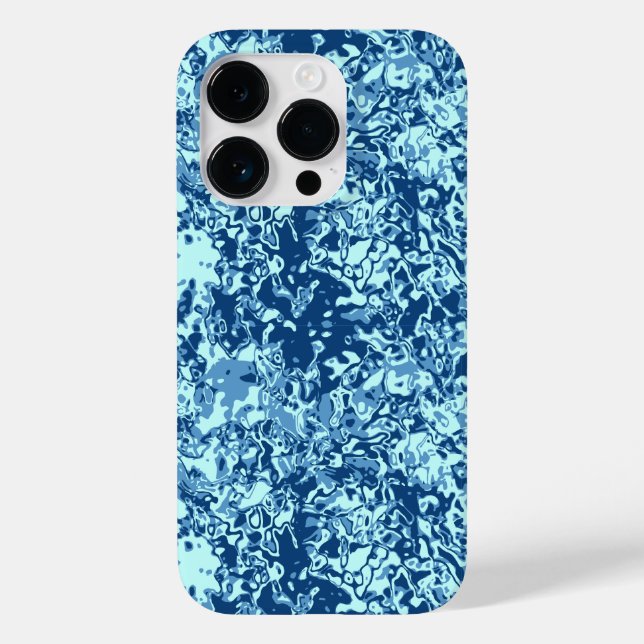 Water pattern No 1 Black BG Case-Mate iPhone Case (Back)