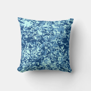 Water pattern No 1 Black BG Cushion