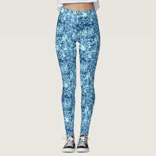 Water pattern No 1 Black BG Leggings