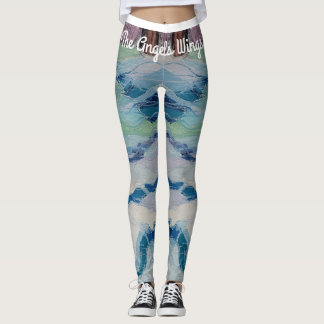 Water patterned leggings, The Angel's Wing's Leggings