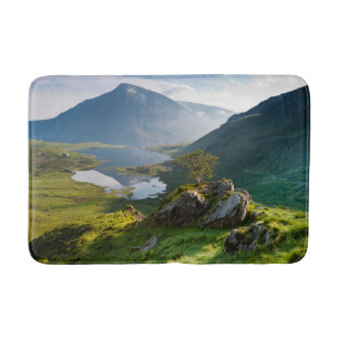 Water Pen yr Ole Wen Lake Idwal Snowdonia Park Bath Mat