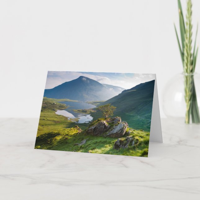 Water | Pen yr Ole Wen Lake Idwal Snowdonia Park Card (Front)