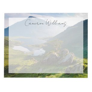 Water Pen yr Ole Wen Lake Idwal Snowdonia Park Notepad