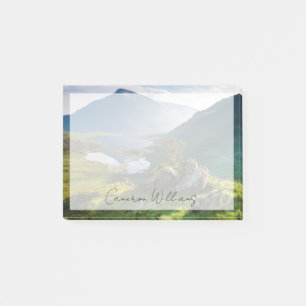 Water Pen yr Ole Wen Lake Idwal Snowdonia Park Post-it Notes