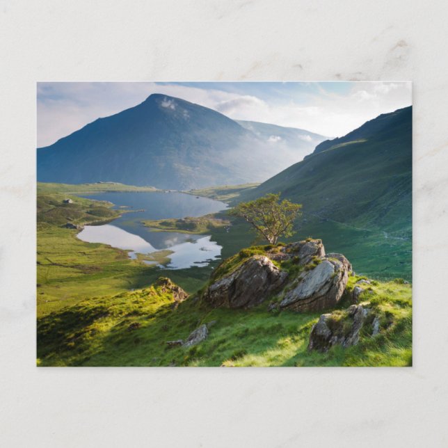 Water | Pen yr Ole Wen Lake Idwal Snowdonia Park Postcard (Front)