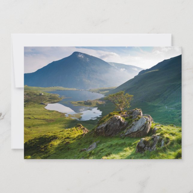 Water | Pen yr Ole Wen Lake Idwal Snowdonia Park Thank You Card (Front)
